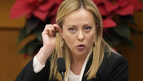 NE POSTOJI OPCIJA ZA VOJNU INTERVENCIJU POD OKVIROM UN U UKRAJINI  Meloni: Diskutujemo o snagama unutar Koalicije voljnih