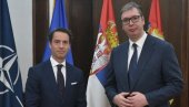 NASTAVLJA SE BITKA ZA ZSO I OČUVANJE MIRA: Vučić o ulozi Kfora na Kosovu NASTAVLJA SE BITKA ZA ZSO I OČUVANJE MIRA: Vučić o ulozi Kfora na Kosovu
