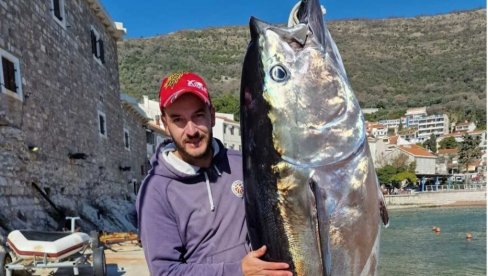 GRDOSIJA OD 120 KILOGRAMA: Stefan se sat vremena borio sa kapitalcem, izvlačio ribu - dizalicom (FOTO) GRDOSIJA OD 120 KILOGRAMA: Stefan se sat vremena borio sa kapitalcem, izvlačio ribu - dizalicom (FOTO)