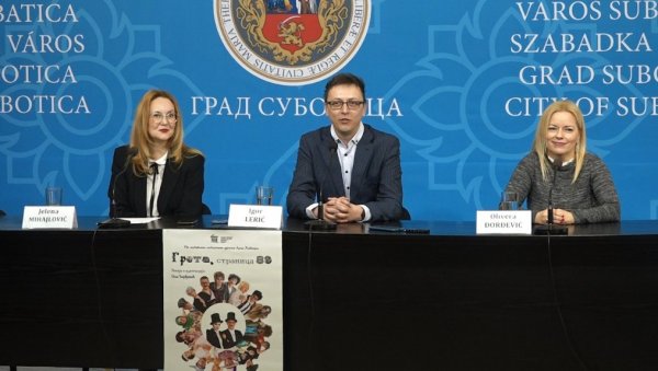 ТРЕЋА ПРЕМИЈЕРА У СЕЗОНИ: Грета страница 89 нова представа у суботичком позоришту ТРЕЋА ПРЕМИЈЕРА У СЕЗОНИ: Грета страница 89 нова представа у суботичком позоришту