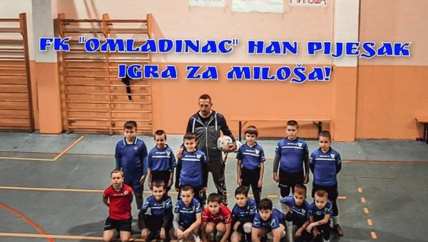ПОМОЋ ЗА МИЛОШЕВО ЛЕЧЕЊЕ: Млади са Хан Пијеска организовали хуманитарни турнир ПОМОЋ ЗА МИЛОШЕВО ЛЕЧЕЊЕ: Млади са Хан Пијеска организовали хуманитарни турнир