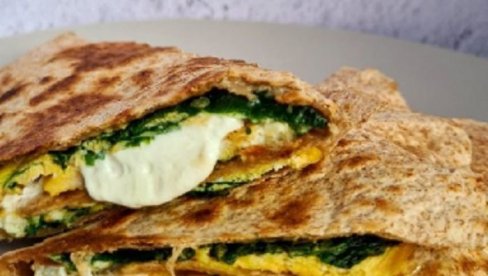 SAVRŠENSTVO ZA POČETAK DANA: Omlet-tortilja sa spanaćem za 10 minuta