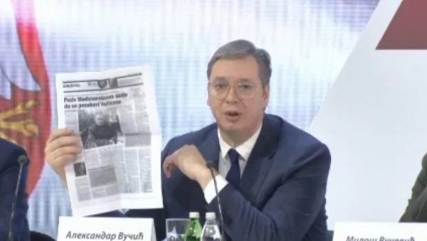 СИГУРНО ЋЕТЕ СЕ НАСМЕЈАТИ НА ОВО, АЛИ ТО ЈЕ БРУТАЛНА КАМПАЊА МРЖЊЕ Председник Вучић о сулудим оптужбама тајкунских медија СИГУРНО ЋЕТЕ СЕ НАСМЕЈАТИ НА ОВО, АЛИ ТО ЈЕ БРУТАЛНА КАМПАЊА МРЖЊЕ Председник Вучић о сулудим оптужбама тајкунских медија