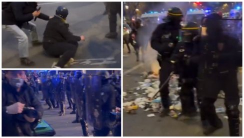 DEMONSTRACIJE U PARIZU: Policija evakuisala Trg Republike, u međuvremenu ukinuta zabrana skupa DEMONSTRACIJE U PARIZU: Policija evakuisala Trg Republike, u međuvremenu ukinuta zabrana skupa