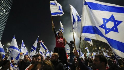 IZRAEL PONOVO NA NOGAMA: U Tel Avivu protest protiv reforme pravosuđa