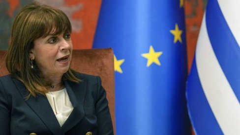 PREDSEDNICA GRČKE ZAVRŠILA POSETU SRBIJI: Sakelaropulu se posle uspešnih sastanaka vraća u Grčku PREDSEDNICA GRČKE ZAVRŠILA POSETU SRBIJI: Sakelaropulu se posle uspešnih sastanaka vraća u Grčku