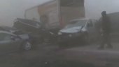LANČANI SUDAR KOD SUBOTICE: Peščana oluja napravila karambol na putu LANČANI SUDAR KOD SUBOTICE: Peščana oluja napravila karambol na putu