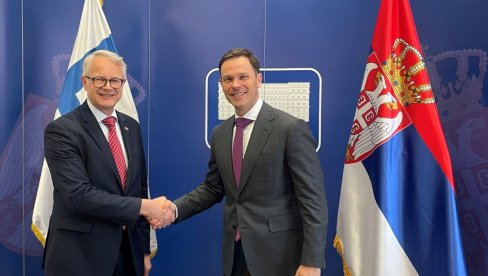 O SARADNJI DVE ZEMLJE I SPROVOĐENJU ZELENE AGENDE: Ministar Mali se sastao sa ambasadorom Finske Kimom Lahdevirtom O SARADNJI DVE ZEMLJE I SPROVOĐENJU ZELENE AGENDE: Ministar Mali se sastao sa ambasadorom Finske Kimom Lahdevirtom