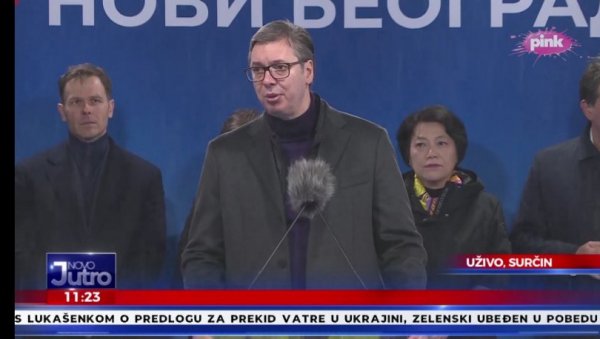 ТО СУ ВЕЛИКЕ СТВАРИ ЗА НАШУ ЗЕМЉУ: Вучић - Очекујемо велика потписивања, идемо у нове инвестиције и путеве ТО СУ ВЕЛИКЕ СТВАРИ ЗА НАШУ ЗЕМЉУ: Вучић - Очекујемо велика потписивања, идемо у нове инвестиције и путеве