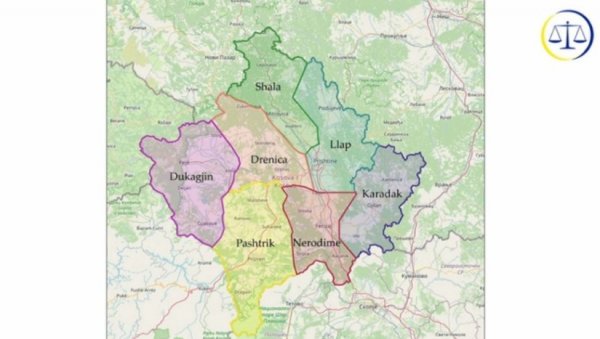МАПА СЕДАМ ОПЕРАТИВНИХ ЗОНА тзв. ОВК: Тужилац детаљно објаснио како је настала злочиначка организација - Ракетама на српску полицију МАПА СЕДАМ ОПЕРАТИВНИХ ЗОНА тзв. ОВК: Тужилац детаљно објаснио како је настала злочиначка организација - Ракетама на српску полицију