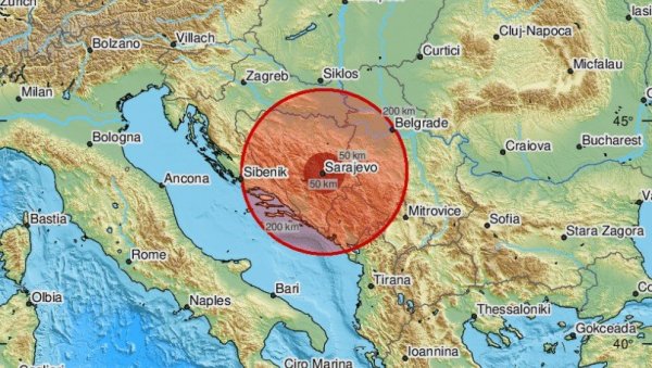 НОВИ ЗЕМЉОТРЕС У САРАЈЕВУ: Други потрес у 24 сата НОВИ ЗЕМЉОТРЕС У САРАЈЕВУ: Други потрес у 24 сата