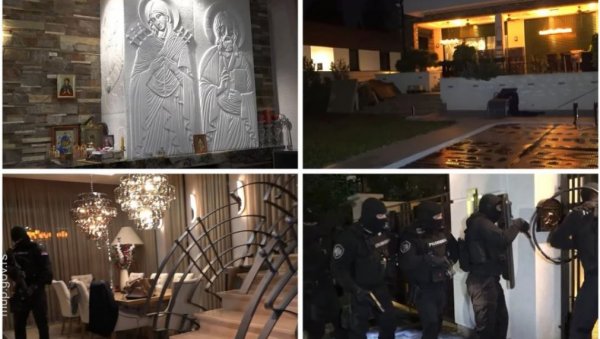 ПОЛИЦИЈА УПАЛА У ЛУКСУЗНУ ВИЛУ У НОВОМ САДУ: Погледајте спектакуларно хапшење троје људи осумњичених за прање новца (ВИДЕО) ПОЛИЦИЈА УПАЛА У ЛУКСУЗНУ ВИЛУ У НОВОМ САДУ: Погледајте спектакуларно хапшење троје људи осумњичених за прање новца (ВИДЕО)