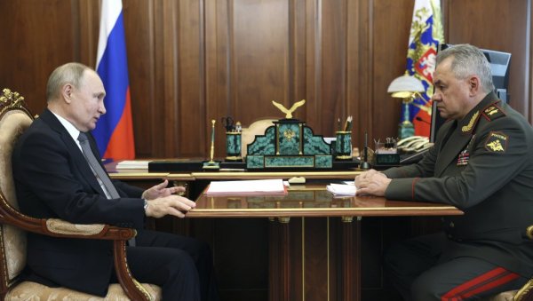 ШОЈГУ ДОБИО НОВИ ЗАДАТАК ОД ПУТИНА: Преузеће једну ствар круцијалну за одбрану Русије ШОЈГУ ДОБИО НОВИ ЗАДАТАК ОД ПУТИНА: Преузеће једну ствар круцијалну за одбрану Русије