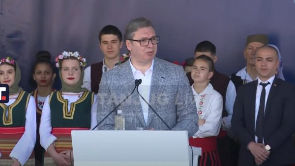 ВУЧИЋ: Немојте да сањате да ћете уништити и протерати Србе са КиМ ВУЧИЋ: Немојте да сањате да ћете уништити и протерати Србе са КиМ