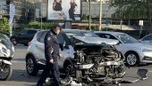 PRVE FOTOGRAFIJE TEŠKE NESREĆE KOD UŠĆA: Automobil potpuno smrskan (FOTO)