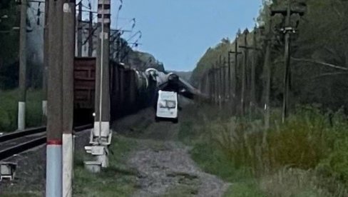 У РЈАЗАНСКОЈ ОБЛАСТИ РУСИЈЕ 19 ВАГОНА ТЕРЕТНОГ ВОЗА ИСПАЛО ИЗ ШИНА: У инциденту лакше повређен помоћник машиновође У РЈАЗАНСКОЈ ОБЛАСТИ РУСИЈЕ 19 ВАГОНА ТЕРЕТНОГ ВОЗА ИСПАЛО ИЗ ШИНА: У инциденту лакше повређен помоћник машиновође