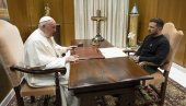 ZELENSKI POHVALIO VATIKAN: Doprinos mirovnim naporima i osobađanju ratnih zarobljenika ZELENSKI POHVALIO VATIKAN: Doprinos mirovnim naporima i osobađanju ratnih zarobljenika