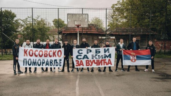 ОМЛАДИНЦИ ИЗ КОСОВСКОГ ПОМОРАВЉА КРЕНУЛИ ЗА БЕОГРАД: Младићи пошли на велики митинг - препешачиће 470 километара (ФОТО/ВИДЕО) ОМЛАДИНЦИ ИЗ КОСОВСКОГ ПОМОРАВЉА КРЕНУЛИ ЗА БЕОГРАД: Младићи пошли на велики митинг - препешачиће 470 километара (ФОТО/ВИДЕО)