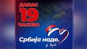 СРБИЈА НАДЕ: Данас у 19 часова највећи скуп у историји наше земље СРБИЈА НАДЕ: Данас у 19 часова највећи скуп у историји наше земље