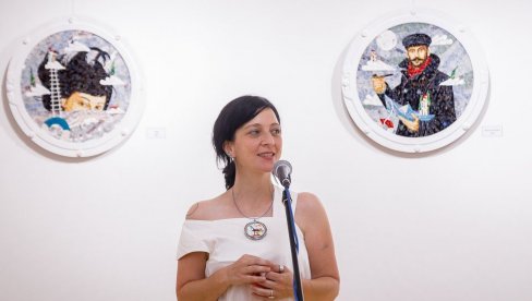 TREBINJE DOMAĆIN 8. MEĐUNARODNE LIKOVNE KOLONIJE: Izložbom mozaika LJiljane Rivić počelo “Kolo” TREBINJE DOMAĆIN 8. MEĐUNARODNE LIKOVNE KOLONIJE: Izložbom mozaika LJiljane Rivić počelo “Kolo”