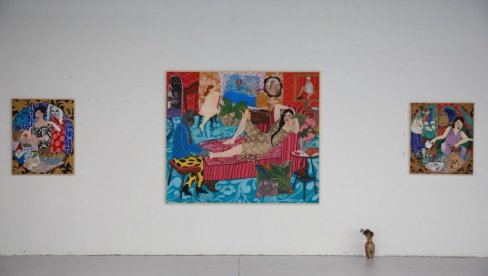 SLIKE ŽIVOTNE RADOSTI: Radovi Hane Dujmović u beogradskoj galeriji „Štab“ SLIKE ŽIVOTNE RADOSTI: Radovi Hane Dujmović u beogradskoj galeriji „Štab“