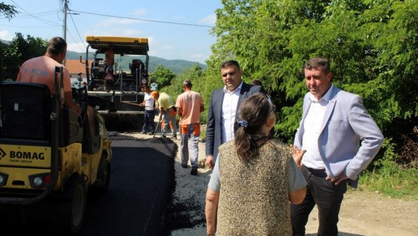 НОВО РУХО ЈОСИФА ПАНЧИЋА: Настављено асфалтирање улица у Власотинцу