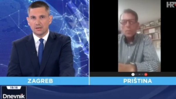 АЛБАНСКИ НОВИНАР СЕ ЖАЛИ ХРВАТИМА: Вучић даноноћно ради да нам поништи независност (ВИДЕО) АЛБАНСКИ НОВИНАР СЕ ЖАЛИ ХРВАТИМА: Вучић даноноћно ради да нам поништи независност (ВИДЕО)