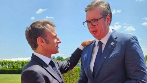 VUČIĆ RAZGOVARAO SA MAKRONOM: Hvala na podršci koju je pružio Srbiji povodom najnovijih dešavanja na KiM