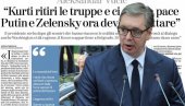 НЕКА КУРТИ ПОВУЧЕ ТРУПЕ И БИЋЕ МИРА: Председник Вучић за италијанску Ла Стампу (ФОТО)