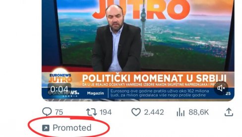 TVITER OTKRIO: Moraju da promovišu i plaćaju svoje kampanje protiv Vučića (FOTO) TVITER OTKRIO: Moraju da promovišu i plaćaju svoje kampanje protiv Vučića (FOTO)