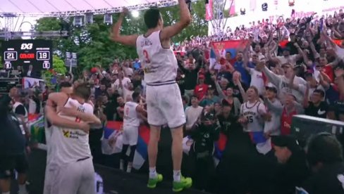 SRBIJA JE PRVAK SVETA U BASKETU! Kakav pozdrav Amerikancima iz zemlje košarke - za istoriju!  (VIDEO)