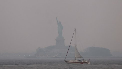 NJUJORK PREKRIVEN NARANDŽASTOM IZMAGLICOM: Izuzetno loš kvalitet vazduha u Americi, evo šta je razlog