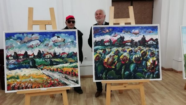 УМЕТНОСТ НЕ ЗНА ЗА ГРАНИЦЕ: Сликари из Србије на колонији у Румунији УМЕТНОСТ НЕ ЗНА ЗА ГРАНИЦЕ: Сликари из Србије на колонији у Румунији