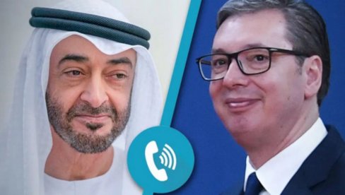 VUČIĆ RAZGOVARAO SA BIN ZAJEDOM: Velika čast za predsednika Srbije - Od šeika stigao poziv za učešće na konferenciji sa svetskim liderima VUČIĆ RAZGOVARAO SA BIN ZAJEDOM: Velika čast za predsednika Srbije - Od šeika stigao poziv za učešće na konferenciji sa svetskim liderima