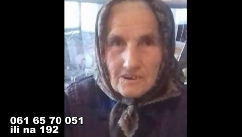ДА ЛИ ЈУ ЈЕ НЕКО ВИДЕО? Потрага за несталом Десанком Топаловић из Штулца и даље траје
