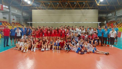 ZLATO, SREBRO I BRONZA ZA BEOGRAD: Kadetske odbojkaške selekcije veoma uspešne na Trofeju Zagreb 2023