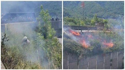 FRANCUZI BLOKIRALI AUTO-PUT, POLICIJA ISPALILA DIMNE BOMBE: Žestok sukob, policija bije ljude (VIDEO) FRANCUZI BLOKIRALI AUTO-PUT, POLICIJA ISPALILA DIMNE BOMBE: Žestok sukob, policija bije ljude (VIDEO)