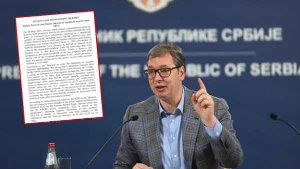 ЕКСКЛУЗИВНО: Ово је Еулексов извештај о којем је говорио Вучић (ФОТО) ЕКСКЛУЗИВНО: Ово је Еулексов извештај о којем је говорио Вучић (ФОТО)