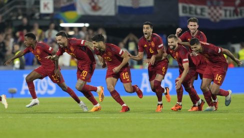 ХРВАТИ СЕ РАСПАЛИ КАД ЈЕ НАЈВАЖНИЈЕ: Шпанија у напетом финалу освојила Лигу нација у фудбалу (ВИДЕО)