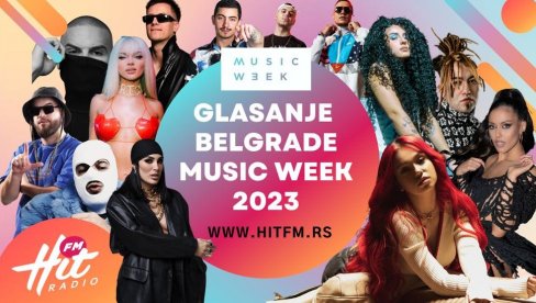 ZA ČETIRI DANA POČINJE BELGRADE MUSIC WEEK: Publika bira hit numeru i hit izvođača godine