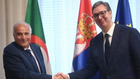 JAKE VEZE I TRADICIONALNO PRIJATELJSTVO: Vučić razgovarao sa šefom diplomatije Alžira (FOTO) JAKE VEZE I TRADICIONALNO PRIJATELJSTVO: Vučić razgovarao sa šefom diplomatije Alžira (FOTO)