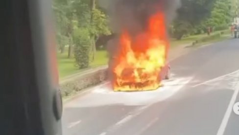 POŽAR NA TOPČIDERU: Zapalio se automobil kod Miloševog konaka, gori kao buktinja (VIDEO) POŽAR NA TOPČIDERU: Zapalio se automobil kod Miloševog konaka, gori kao buktinja (VIDEO)