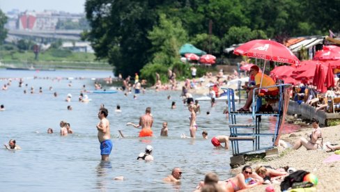 ZA VIKEND  40 STEPENI,  A NA ADI  NEMA KUPANJA: Zbog održavanja Svetskog prvenstva u veslanju, kupališna sezona traje još danas do 18.30