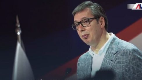 VUČIĆ: Hvala što ćemo svi zajedno da budemo u jednom pokretu - za opstanak i spas Srbije, za veliki napredak (VIDEO) VUČIĆ: Hvala što ćemo svi zajedno da budemo u jednom pokretu - za opstanak i spas Srbije, za veliki napredak (VIDEO)