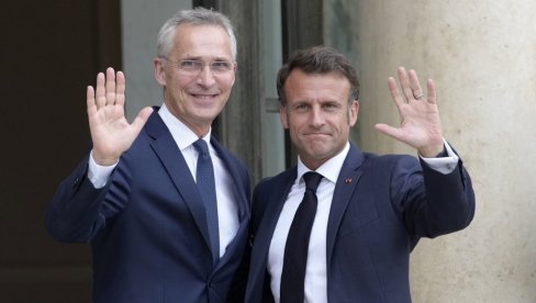 STOLTENBERG I MAKRON O SAMITU NATO: Povećaćemo podršku Kijevu i odbranu Alijanse STOLTENBERG I MAKRON O SAMITU NATO: Povećaćemo podršku Kijevu i odbranu Alijanse