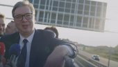 ВУЧИЋ СУТРА НА ОТВАРАЊУ АУТО-ПУТА МИР НИШ-МЕРОШИНА: Председник у обиласку нове деонице ВУЧИЋ СУТРА НА ОТВАРАЊУ АУТО-ПУТА МИР НИШ-МЕРОШИНА: Председник у обиласку нове деонице