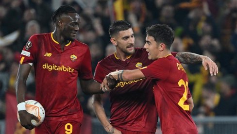 ROMA POD MORINJOM ZNA DA IGRA U EVROPI: Lukaku nosi vučicu na svojim leđima