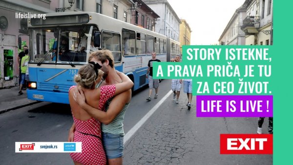 ПРЕКО 20 ГОДИНА ЖИВОТА ПРОВЕДЕМО ИСПРЕД ЕКРАНА! EXIT и UNICEF покренули кампању „Живи уживо ПРЕКО 20 ГОДИНА ЖИВОТА ПРОВЕДЕМО ИСПРЕД ЕКРАНА! EXIT и UNICEF покренули кампању „Живи уживо