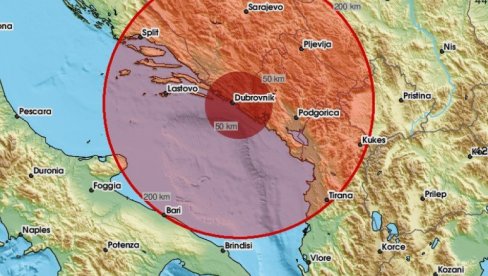 BILO JE KRATKO, JAKO I ZASTRAŠUJUĆE: Jak zemljotres rano jutros uznemirio Dubrovčane, osetio se i u Trebinju BILO JE KRATKO, JAKO I ZASTRAŠUJUĆE: Jak zemljotres rano jutros uznemirio Dubrovčane, osetio se i u Trebinju