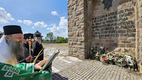 POMEN STRADALIM KOSOVSKIM JUNACIMA: Patrijarh Porfirije služio parastos na Gazimestanu (FOTO)